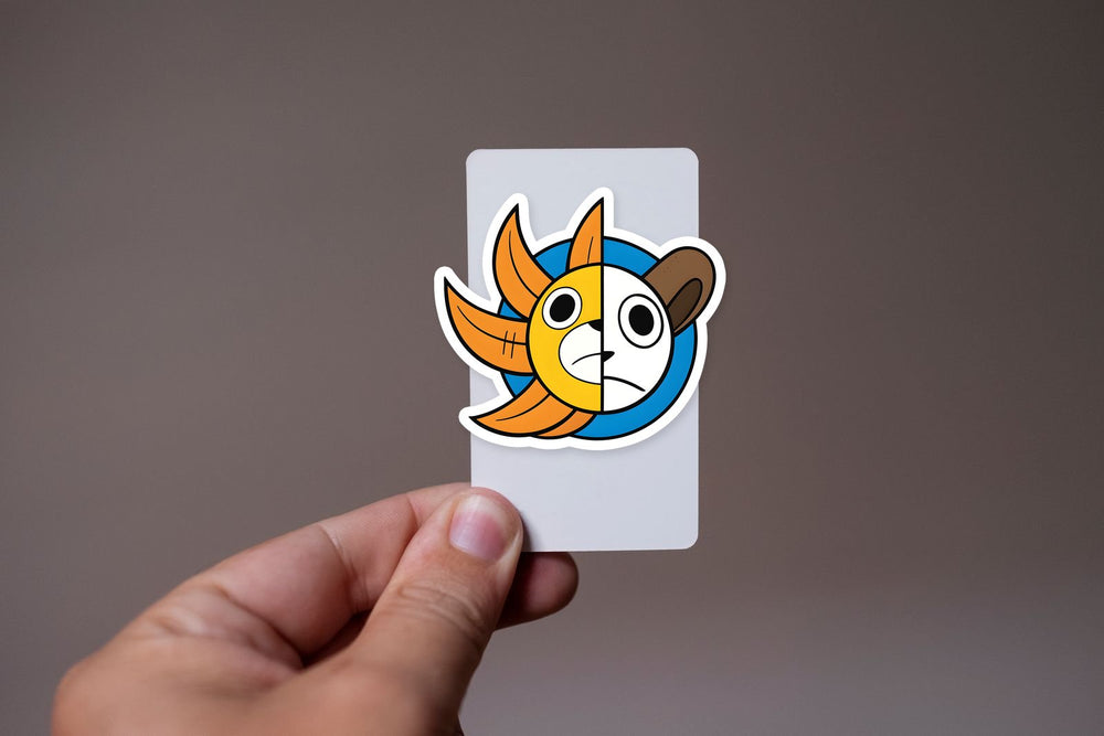One Piece Thousand Sunny & Vogue Merry Logo Sticker