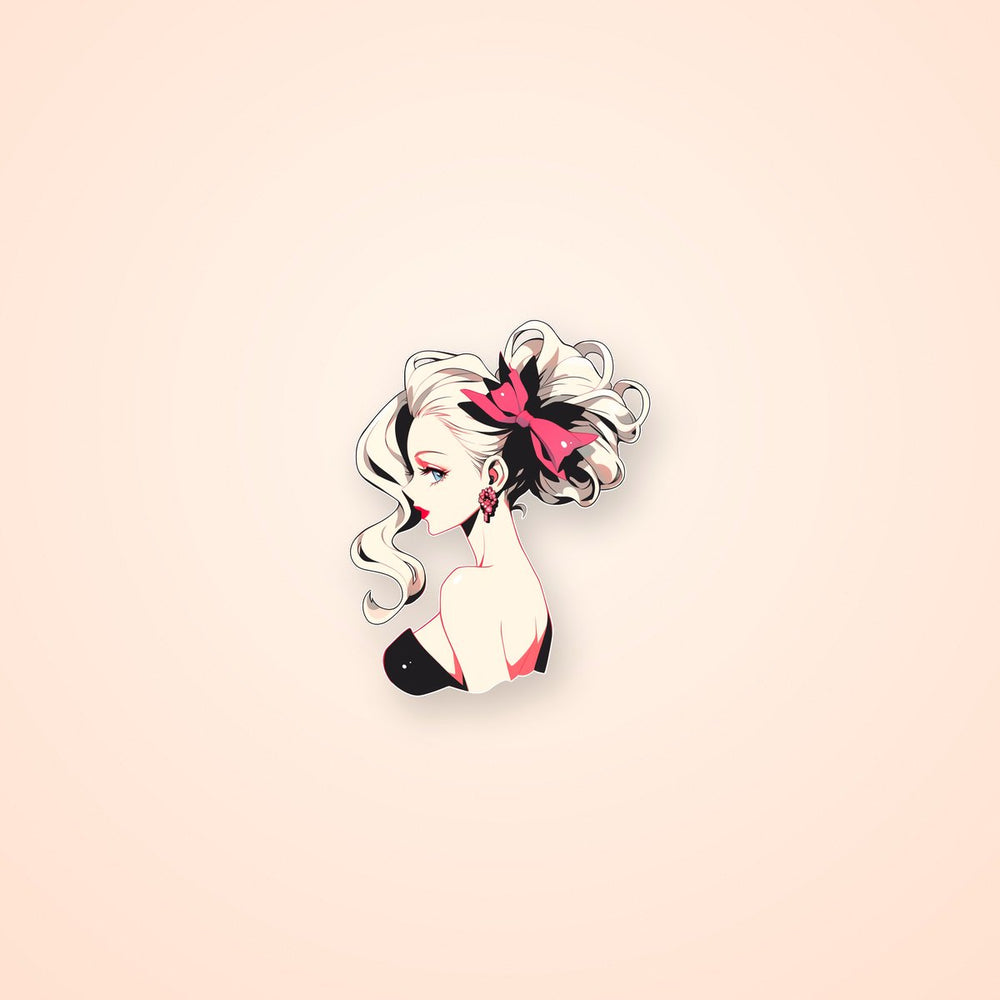 Barbie Evening Outfit Profile Sticker