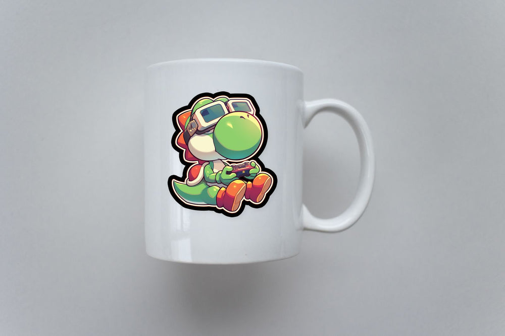Yoshi Vr Gamer Sticker