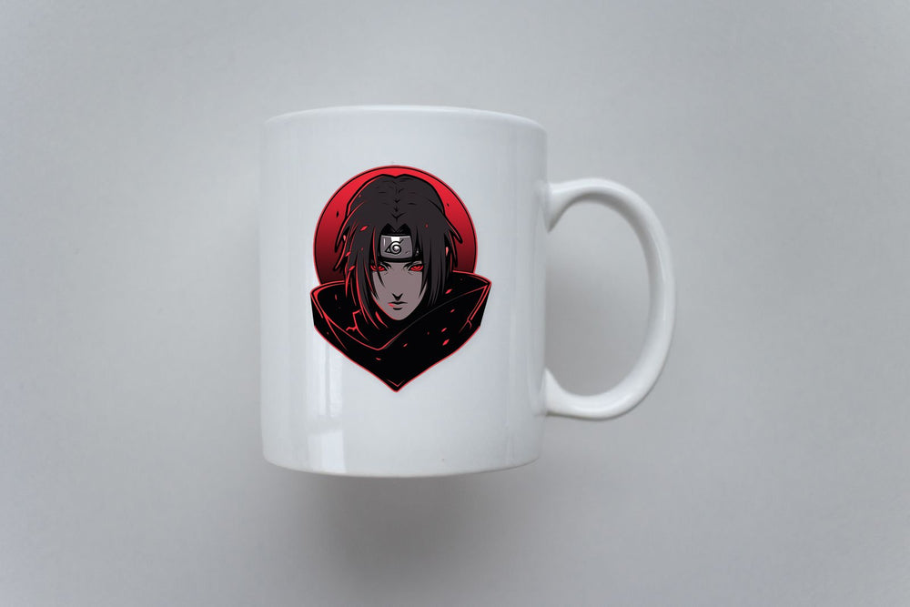 Itachi Uchiha Black & Red Sticker