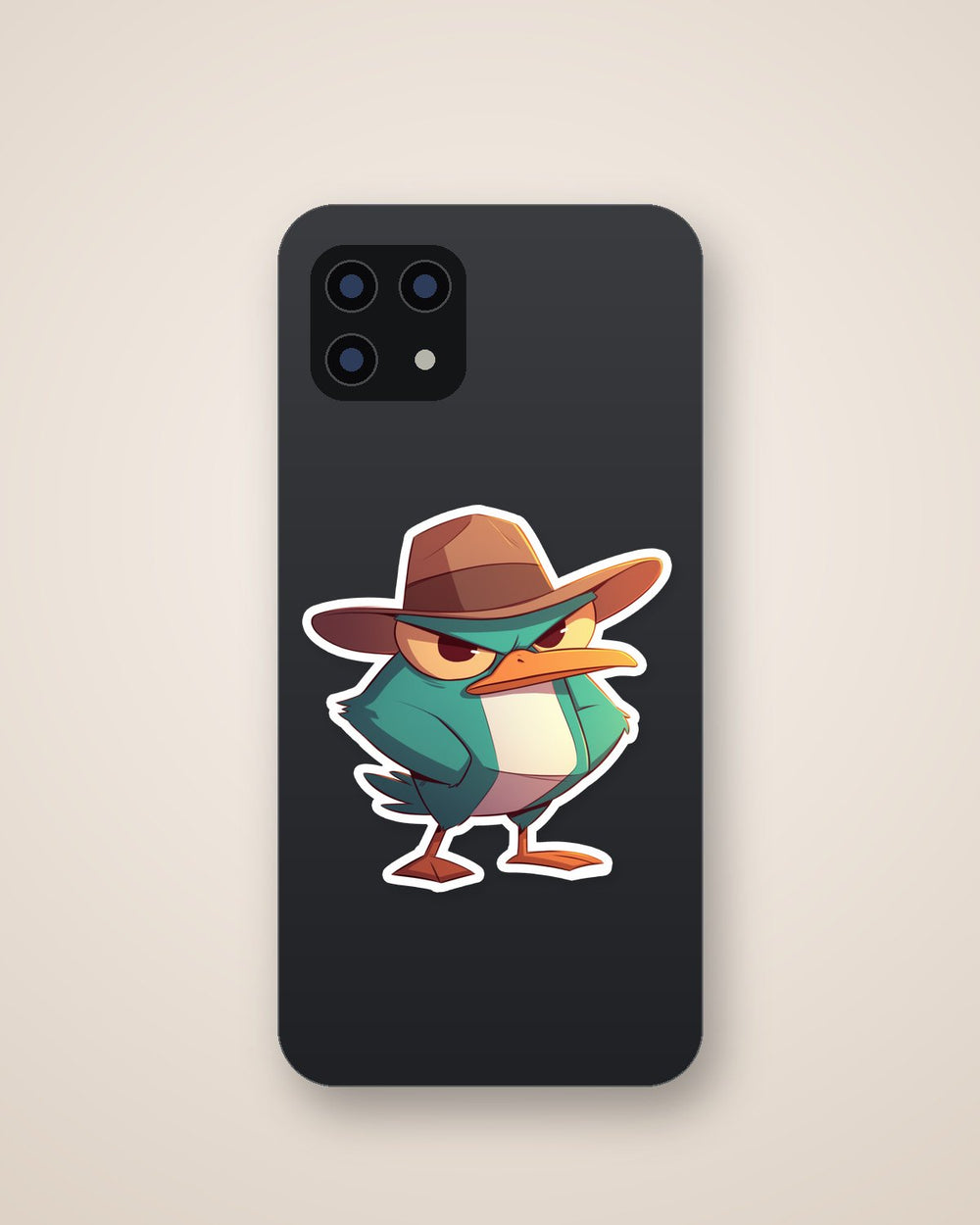 Perry the Platypus Secret Agent Sticker