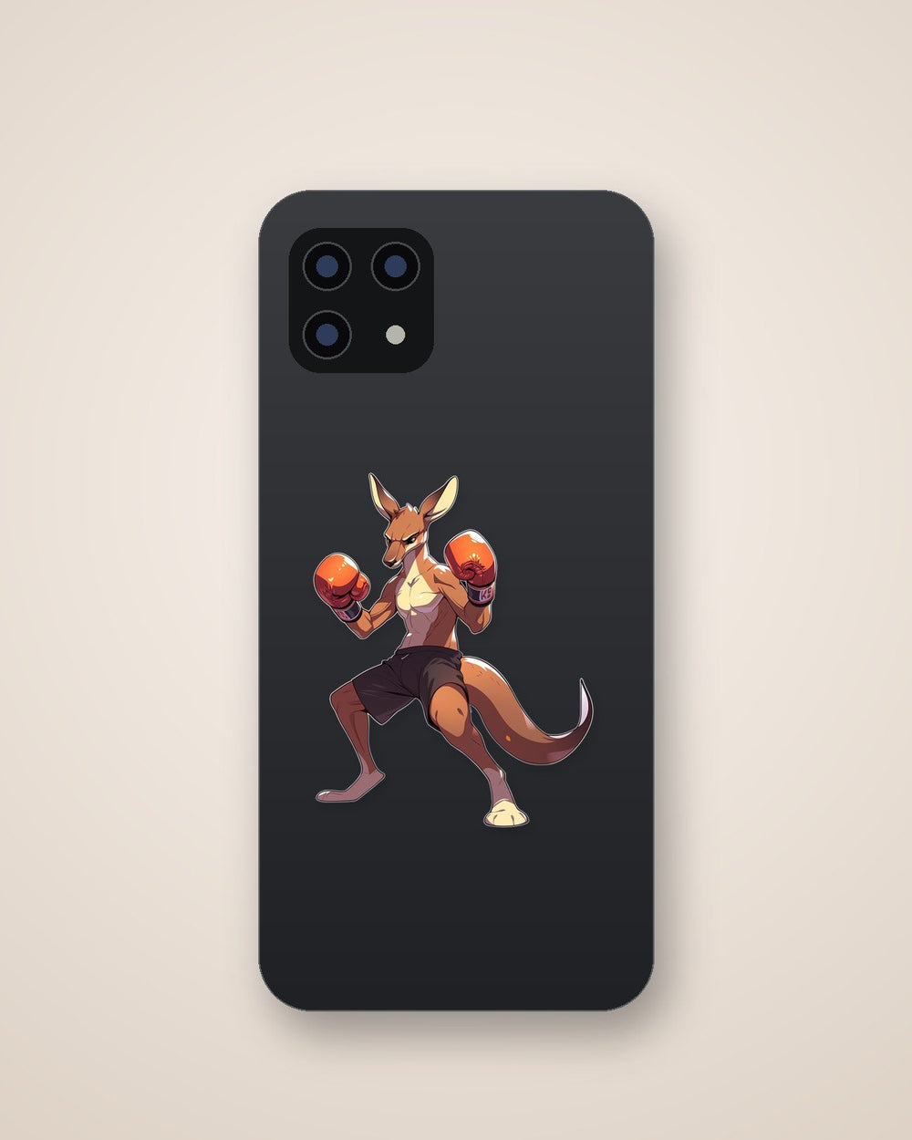 Kangaroo with Boxing Gloves Sticker
