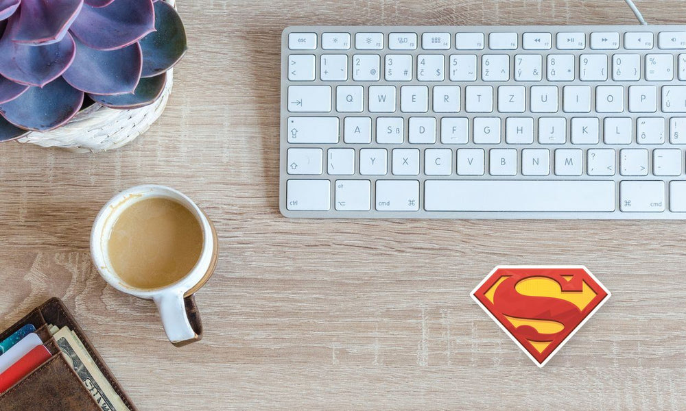 Superman Logo Red Yellow Sticker