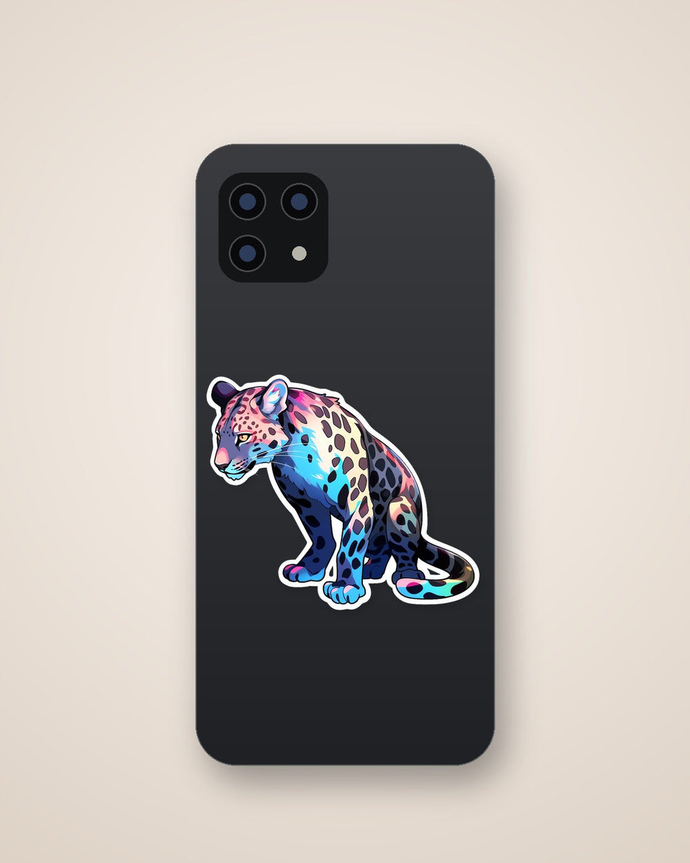 Pastel Jaguar Aesthetic Sticker