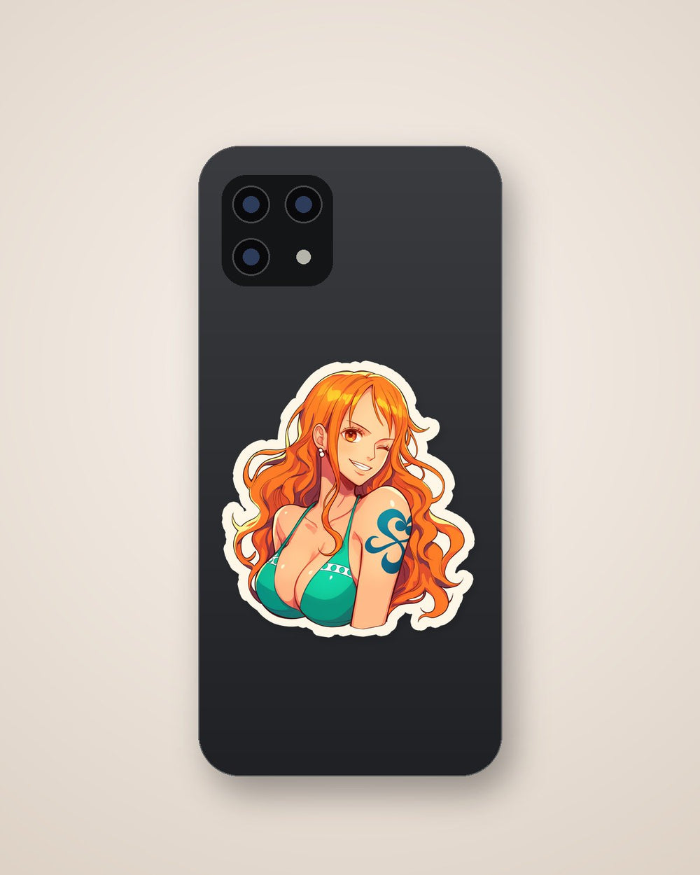 One Piece Nami Winking Sticker