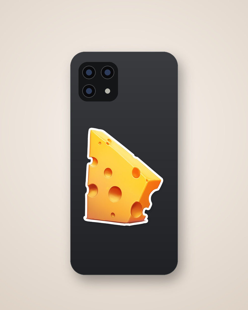 Funny Cheese Cartoon Sticker