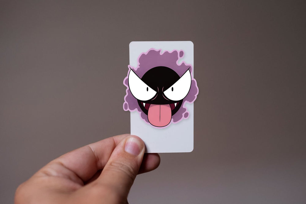 Gastly Tongue Out Pokemon Sticker