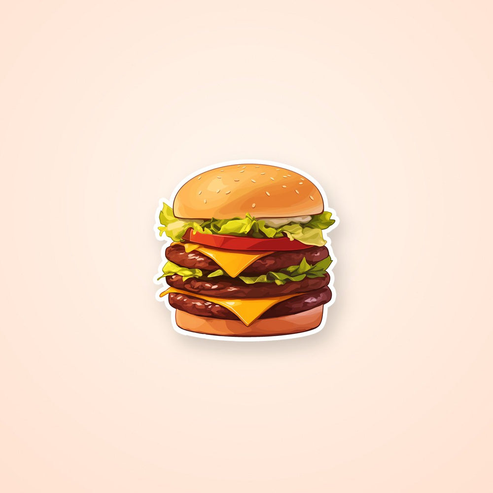 Mcdonalds Burger Fastfood Sticker