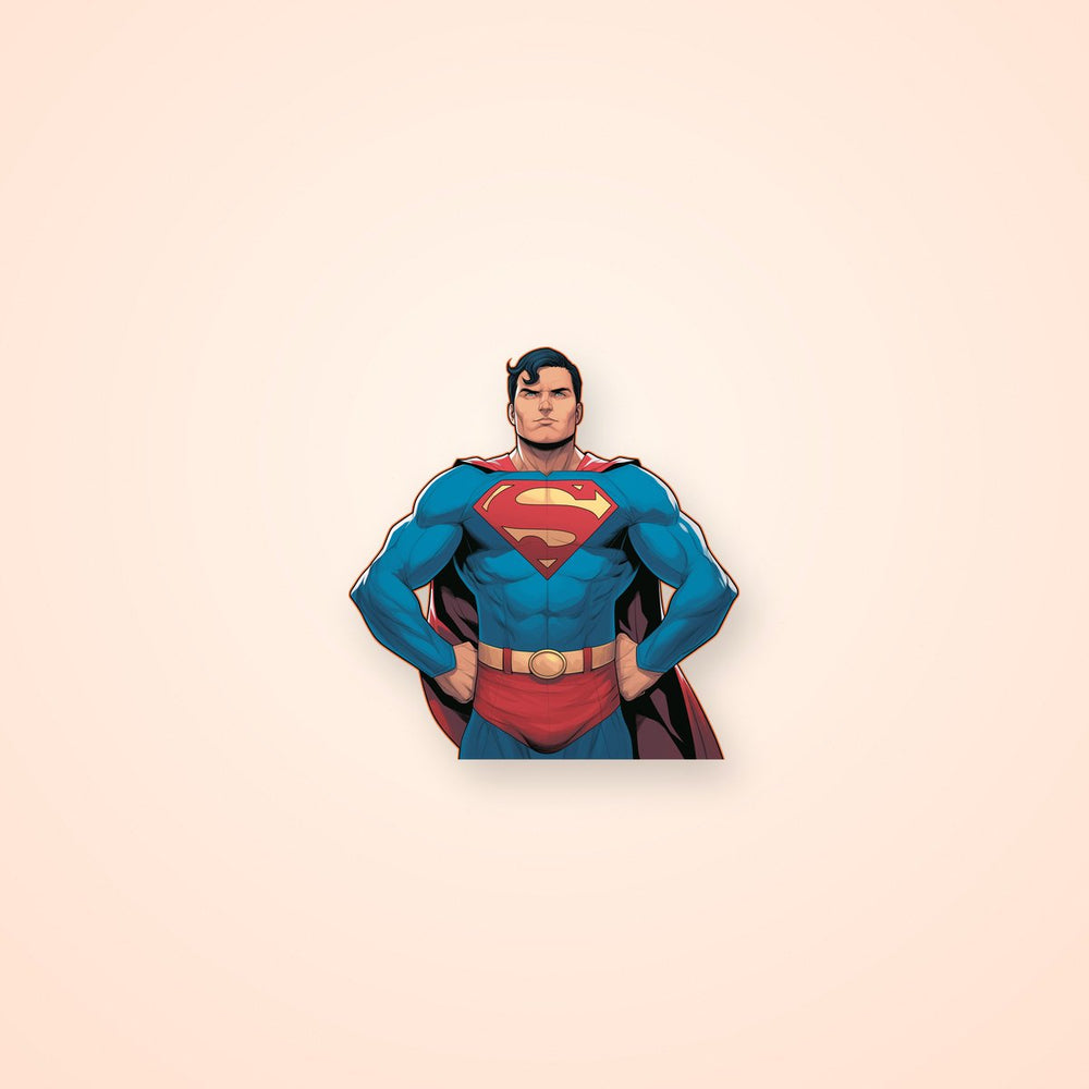 Cool Superman Superhero Sticker
