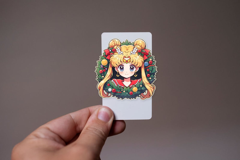 Cute Sailor Moon Christmas Sticker