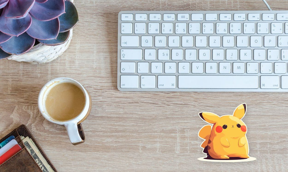 Pikachu Fat Cute Style Sticker