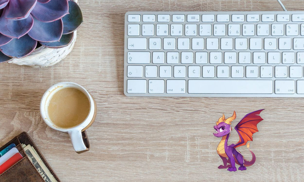Spyro Purple Dragon Sticker