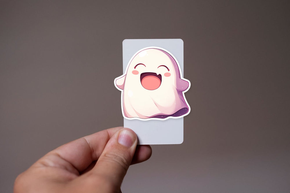 Happy Ghost Kawaii Sticker