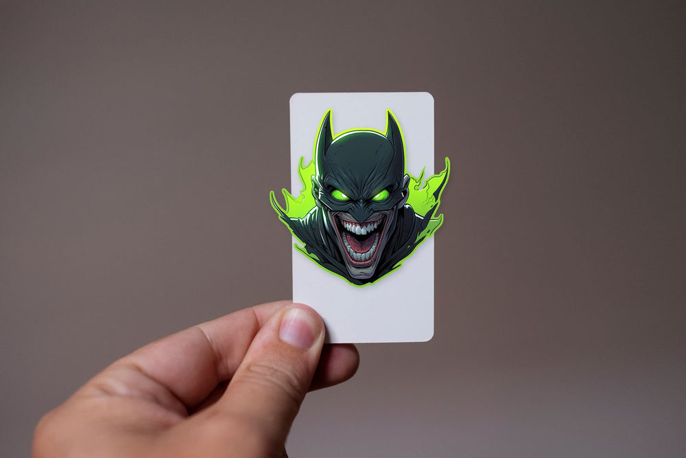 Joker in Batman Costume Sticker