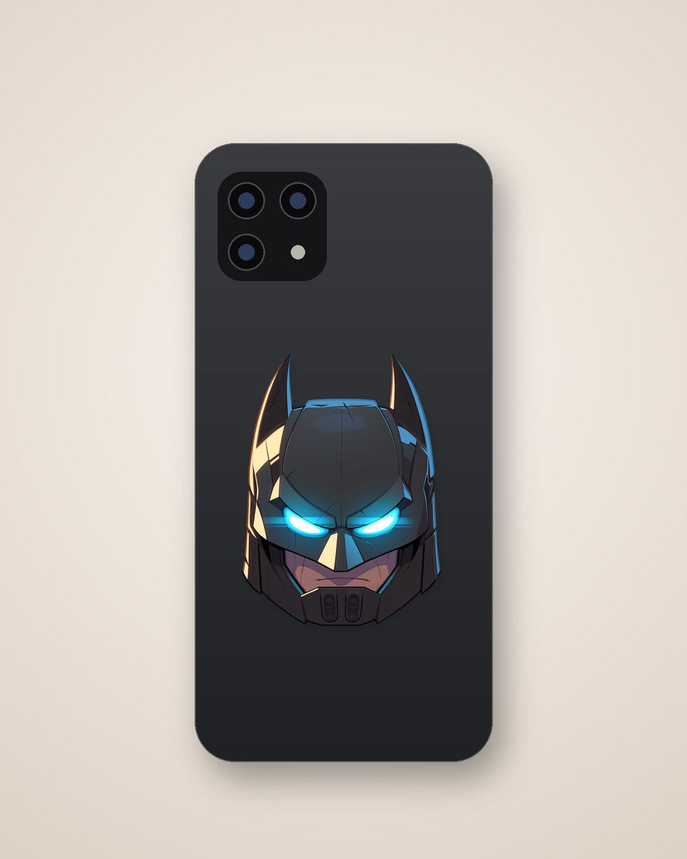 Stunning Batman Head Glowing Eyes Sticker