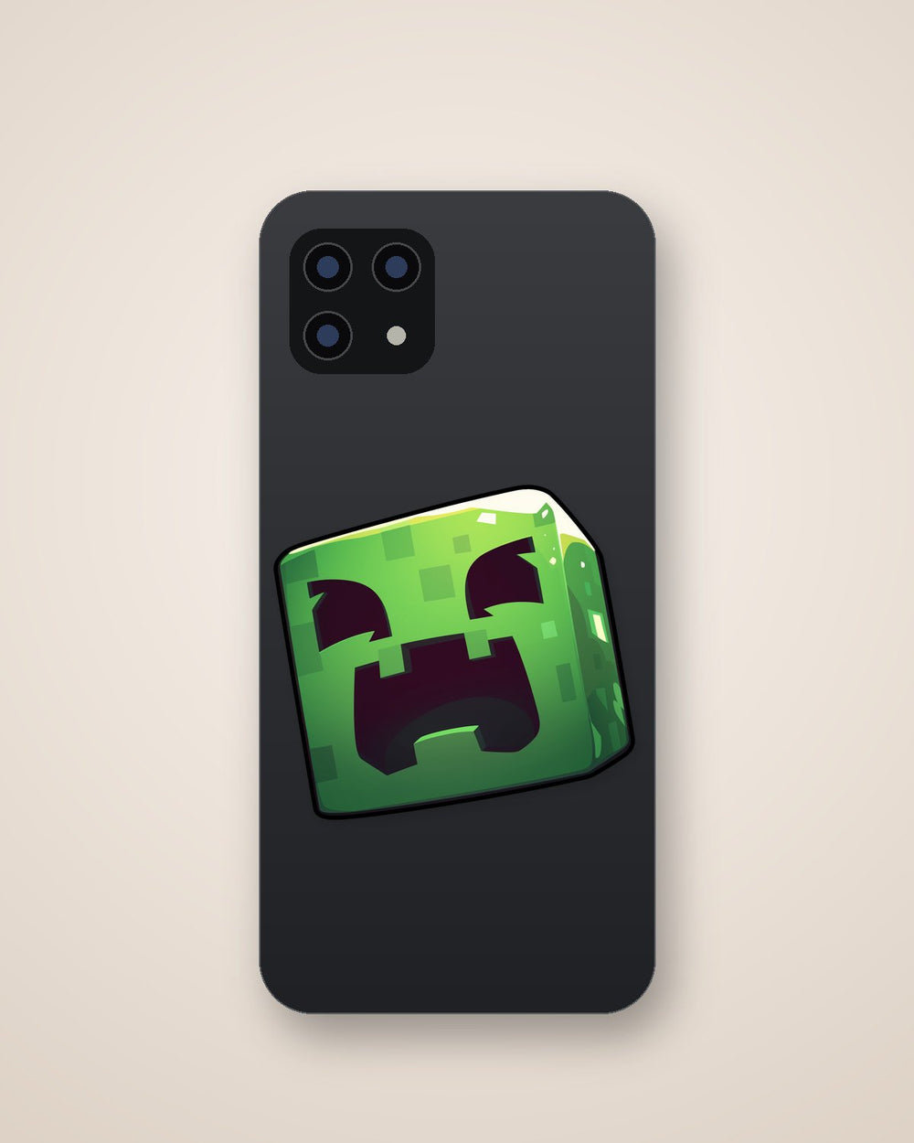 Minecraft Creeper Square Sticker