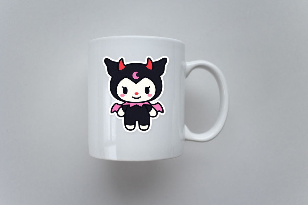 Cute Kuromi Little Devil Halloween Sticker