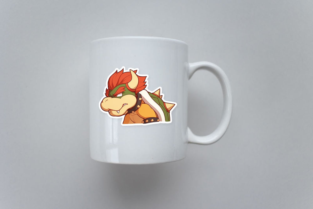 Chibi Bowser Super Mario Sticker
