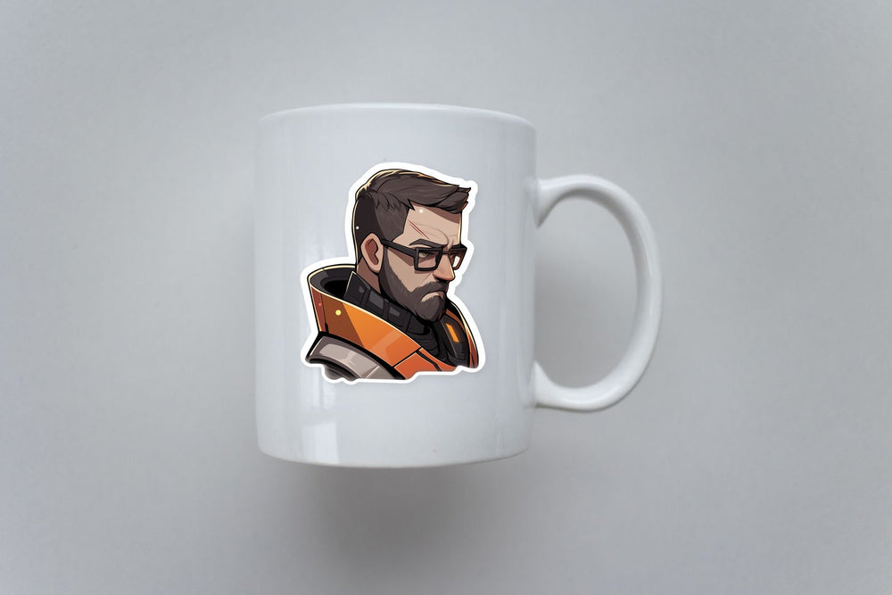 Half-Life Sad Gordon Freeman Sticker