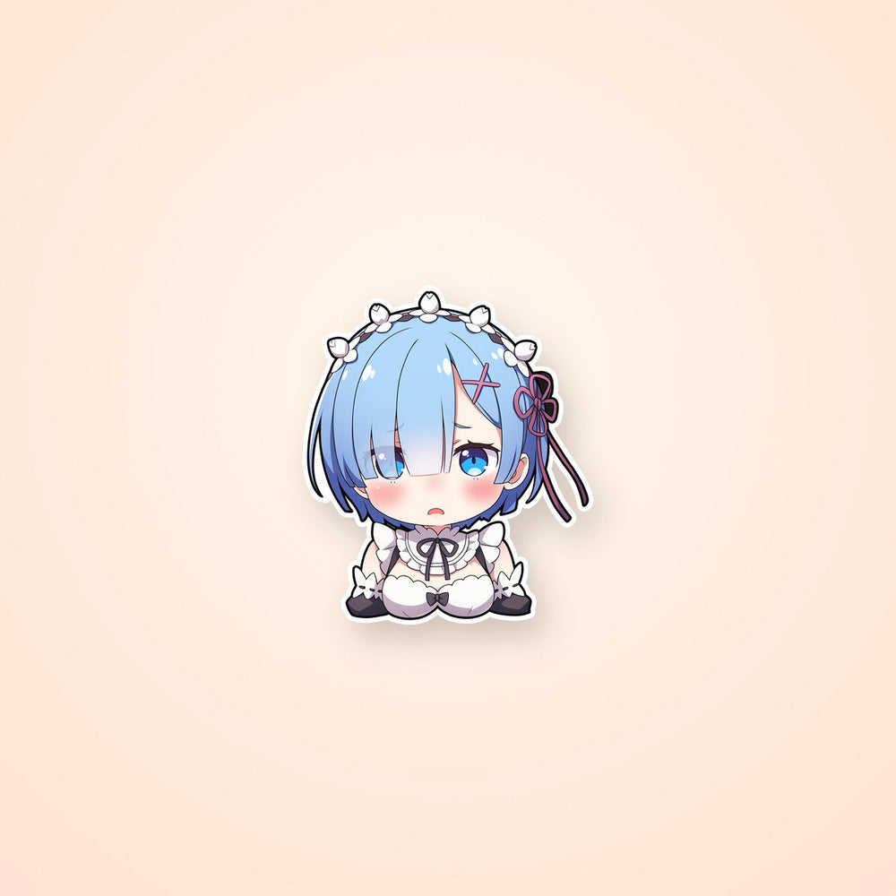 Re:Zero Sad Kawaii Rem Sticker