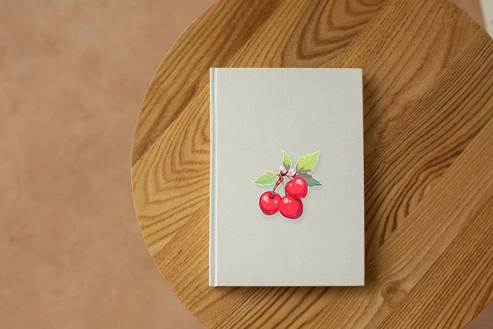 Branch with Three Cherries Sticker