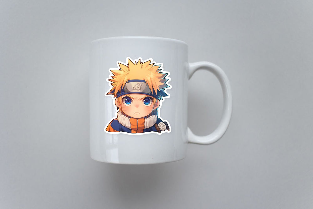 Chibi Naruto Angry Face Sticker