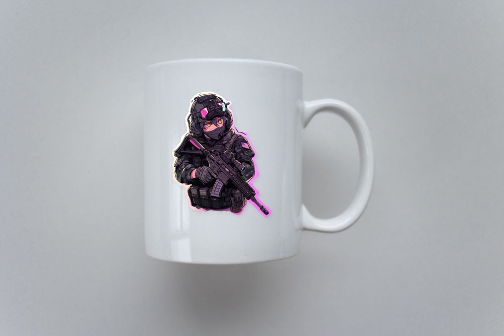 Call of Duty American Soldier Aesthetic Sticker