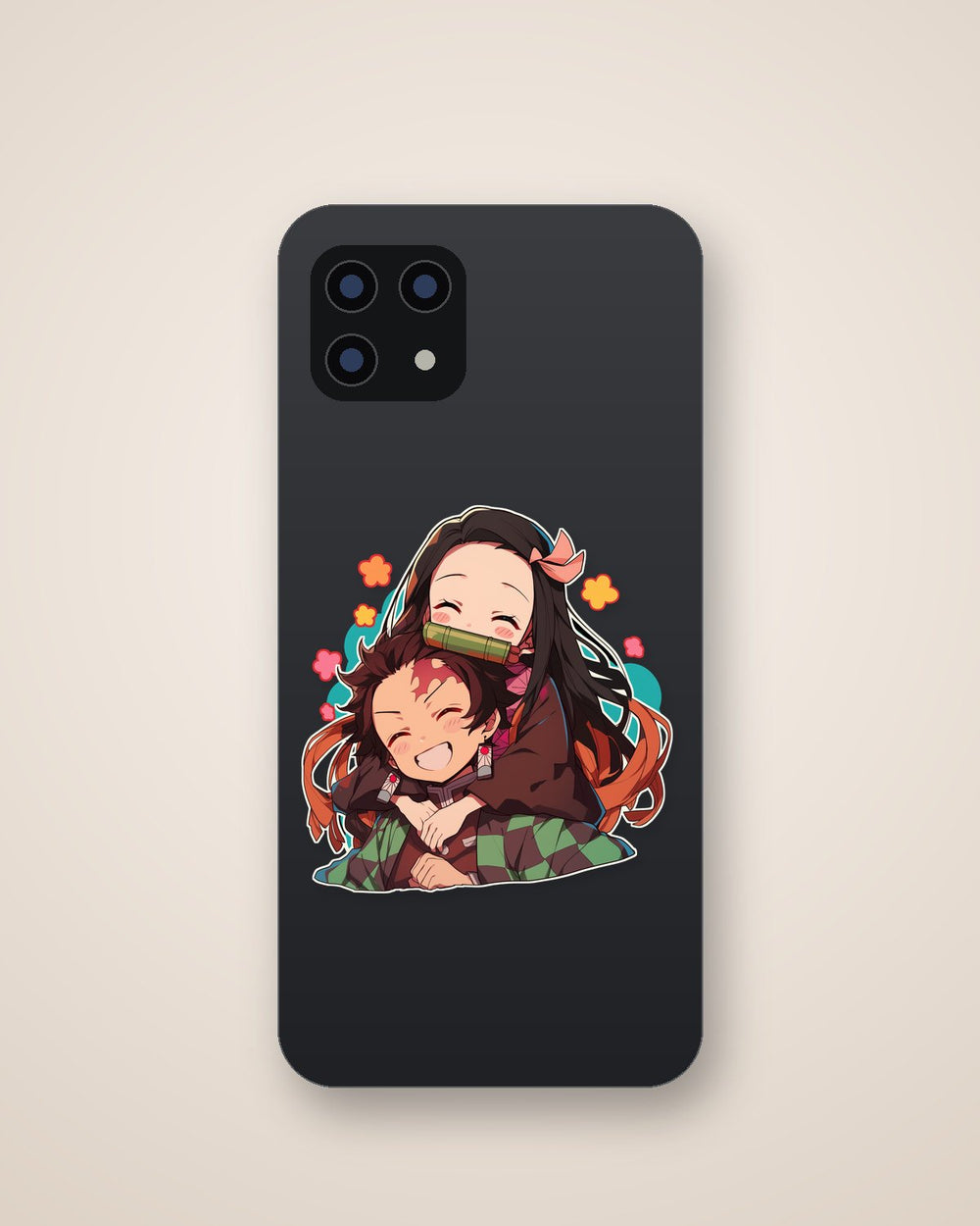 Tanjiro and Nezuko Demon Slayer Sibling Sticker