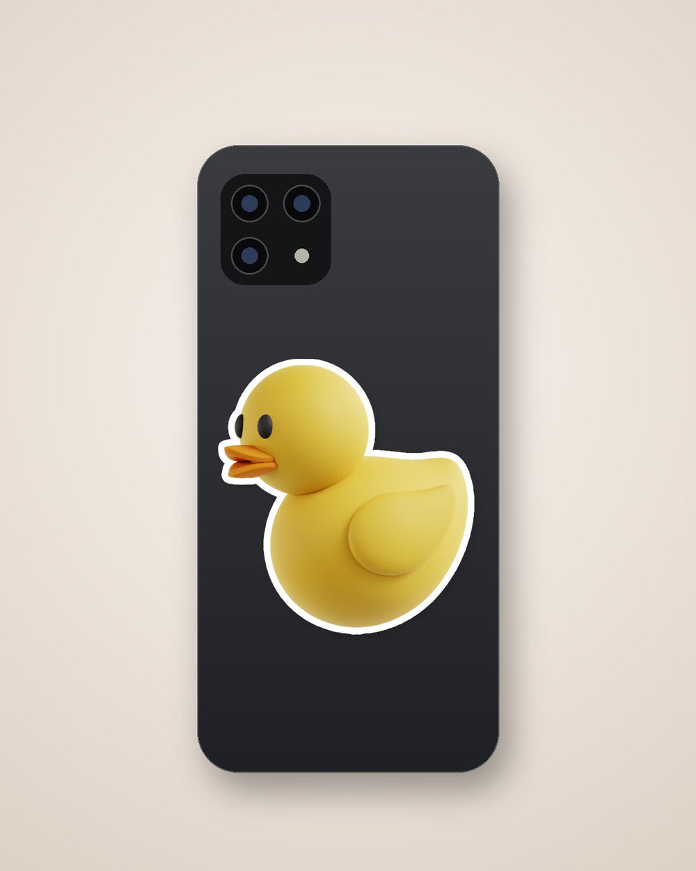 Cute Yellow Rubber Duck Sticker