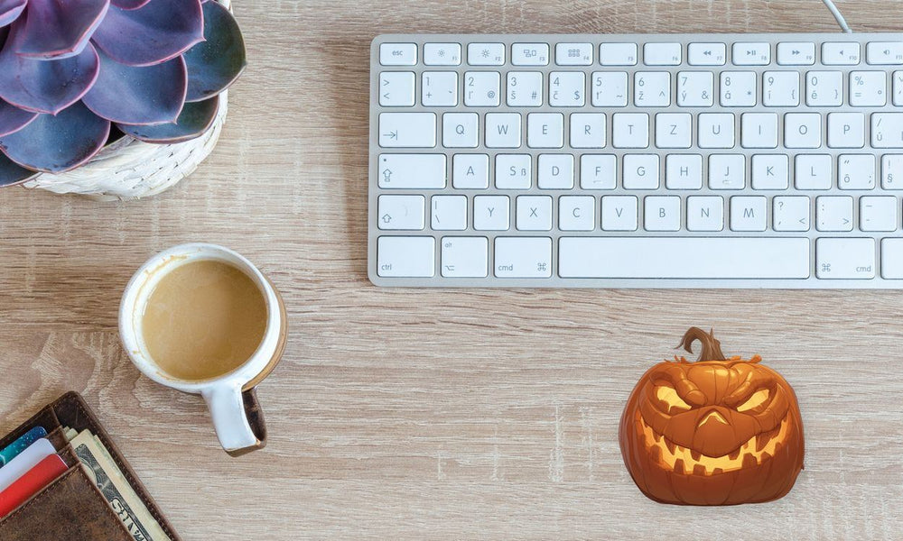 Spooky Jack-O-Lantern Halloween Sticker