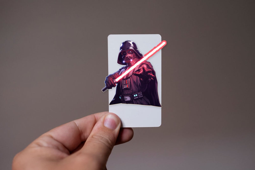 Darth Vader Lightsaber Pose Sticker