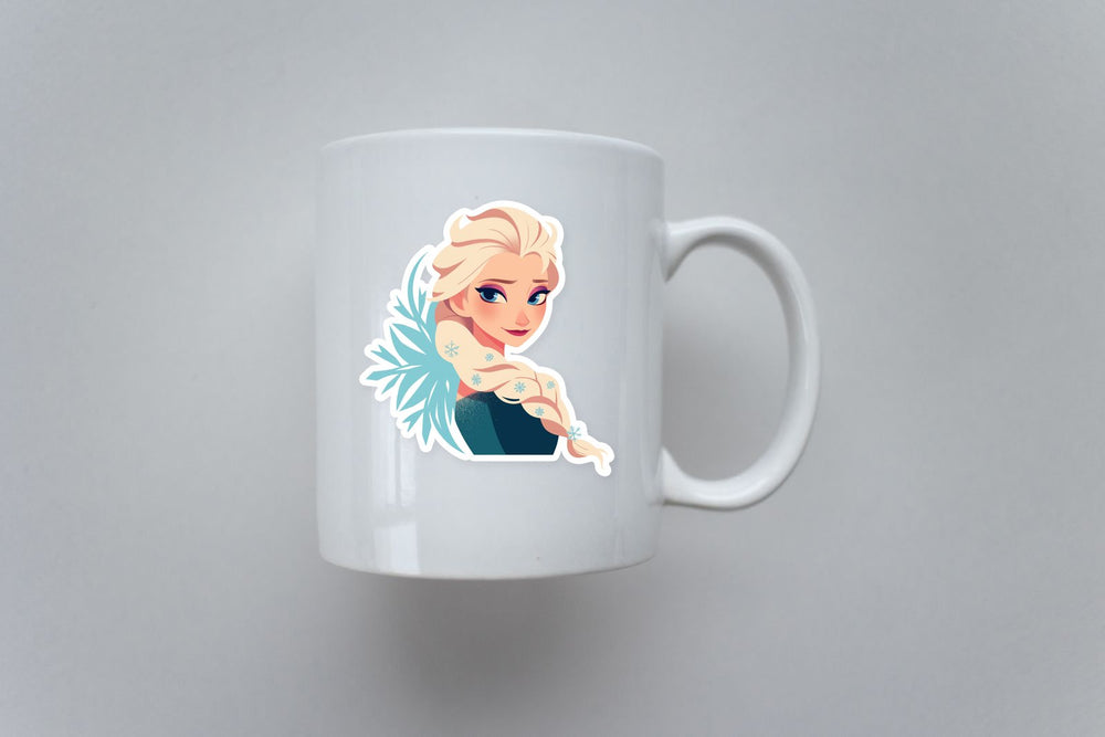 Elsa Frozen Snowflake Winter Sticker