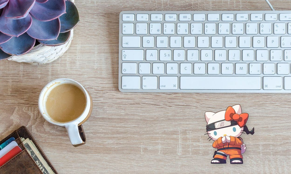 Hello Kitty Naruto Headband Ninja Sticker