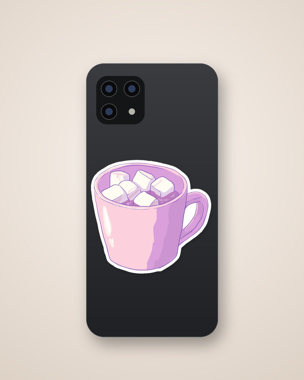 Xmas Hot Chocolate Pastel Sticker