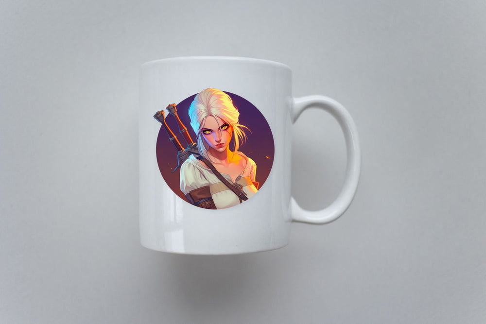 Ciri Glowing Eyes Witcher Sticker