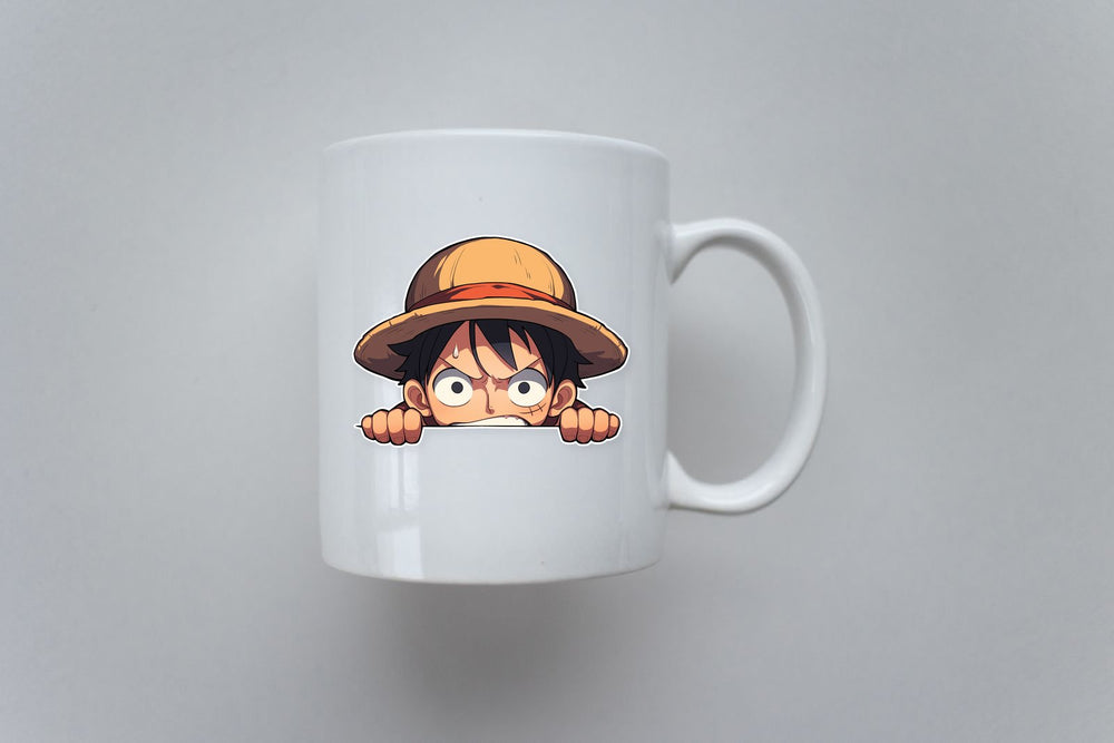 One Piece Luffy Angry Sticker