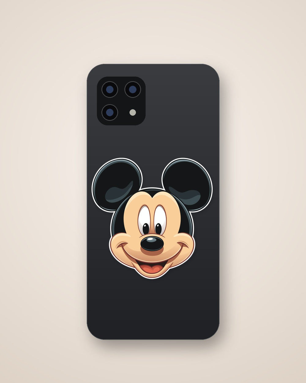 Mickey Mouse Head Clipart Sticker
