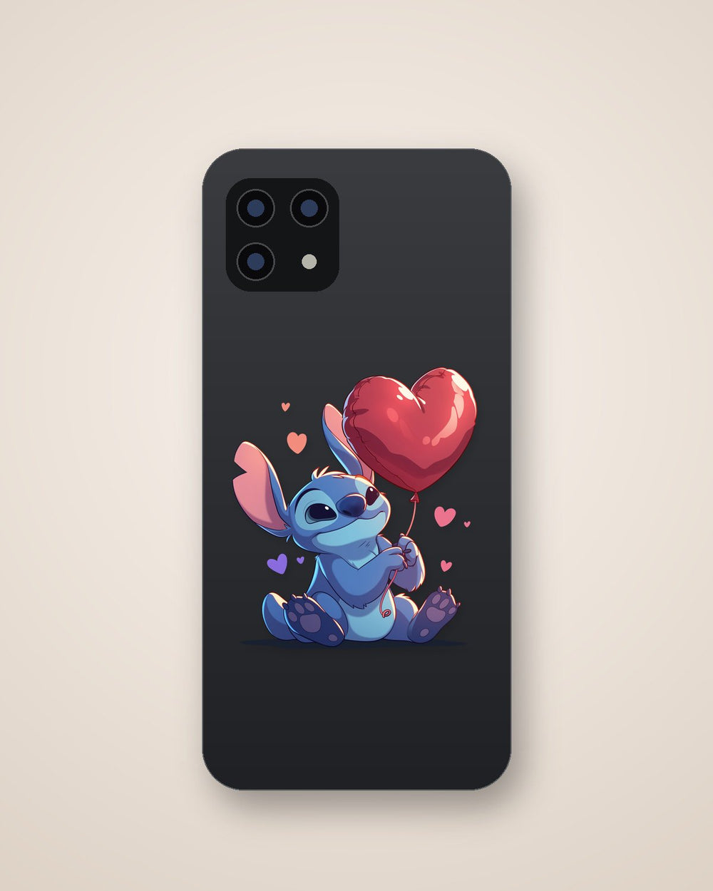 Stitch Heart Balloon Sticker