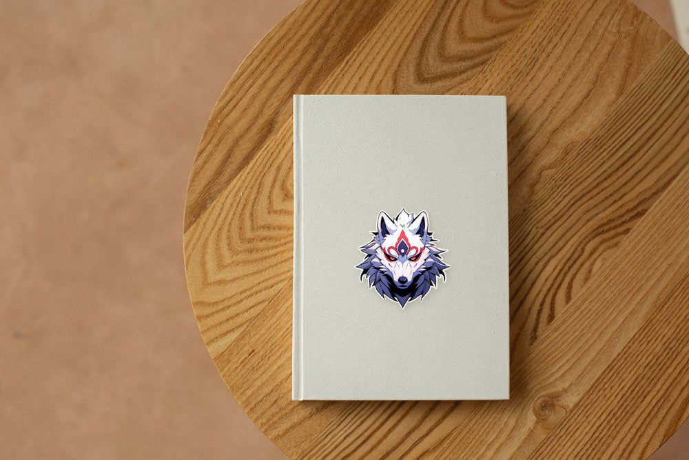 Kitsune Fox Head Sticker