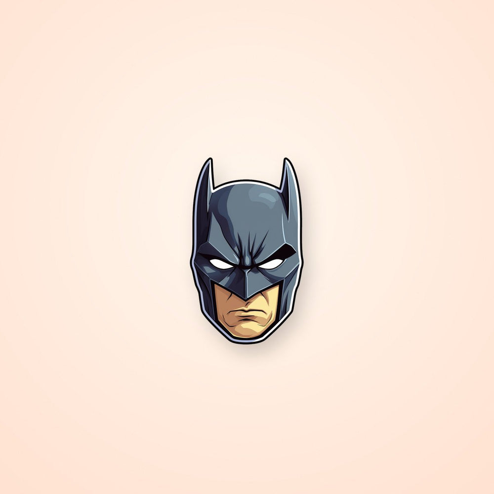 DC Batman Head Cartoon Sticker