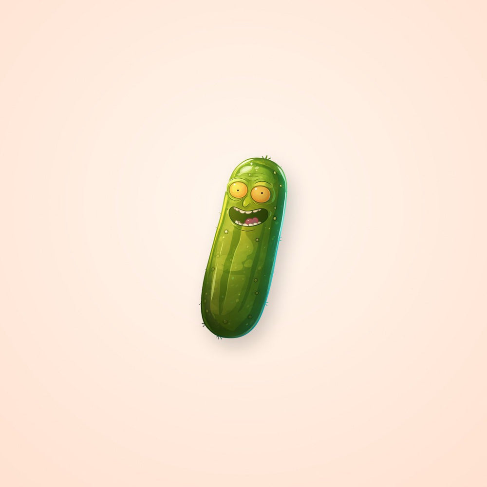 Crazy Scientist Rick Pickle Sticker