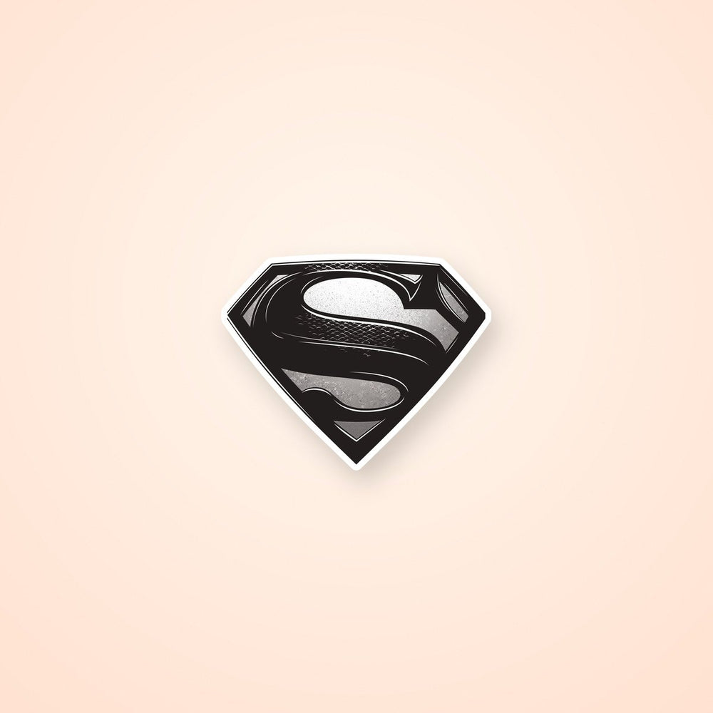 Superman Black Emblem Sticker