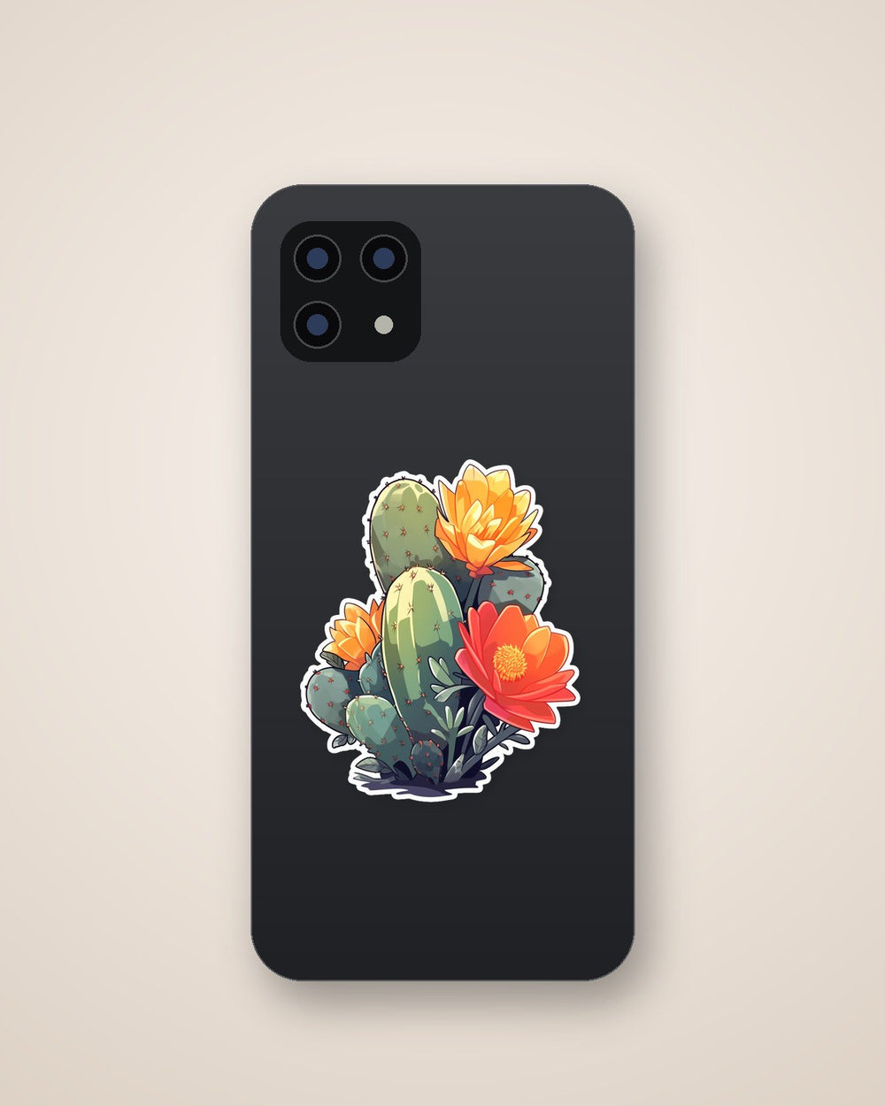 Aesthetic Cactus Plants Sticker