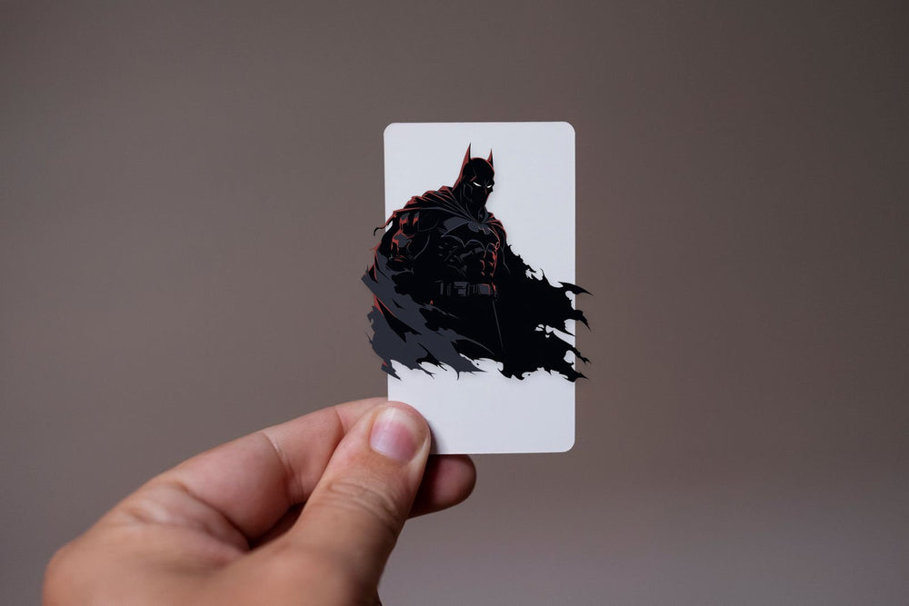 DC Batman Black Minimalist Sticker