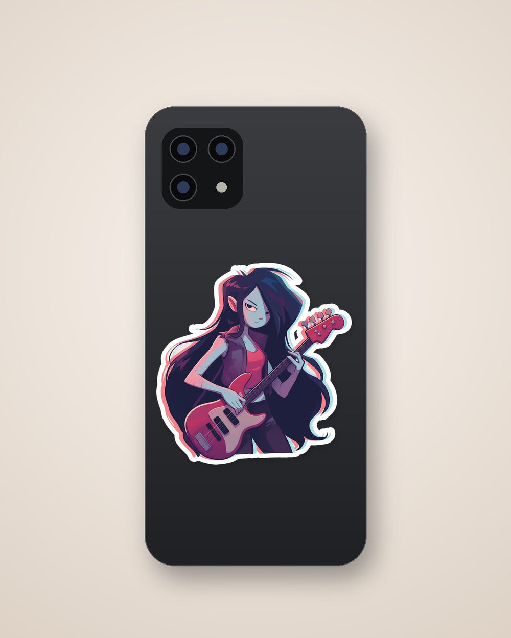 Marceline Adventure Time Guitar Sticker