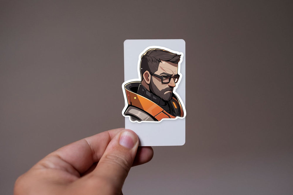 Half-Life Sad Gordon Freeman Sticker