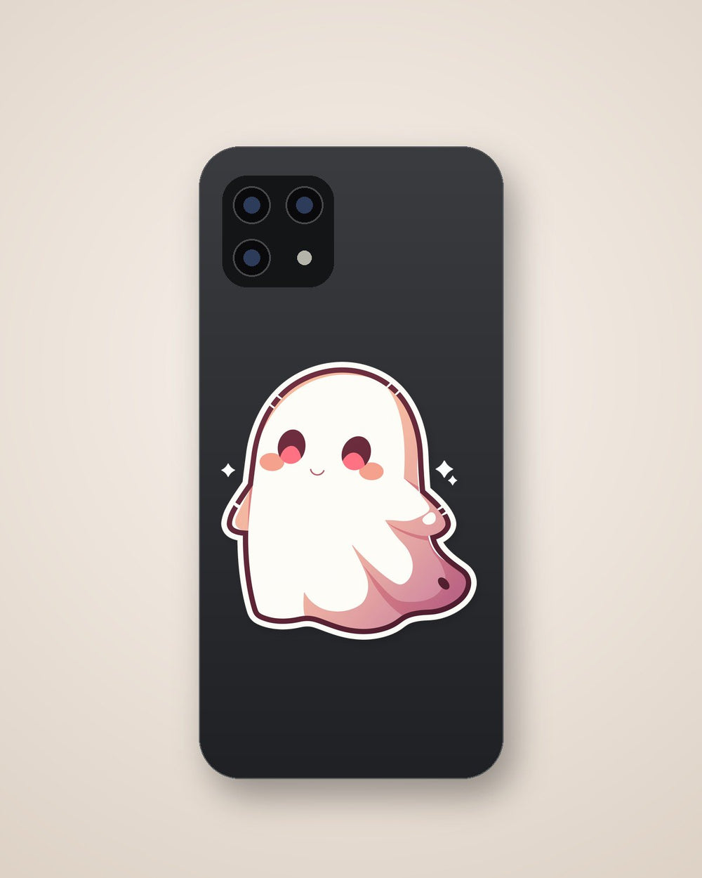 Cute Ghost Smiley Sticker