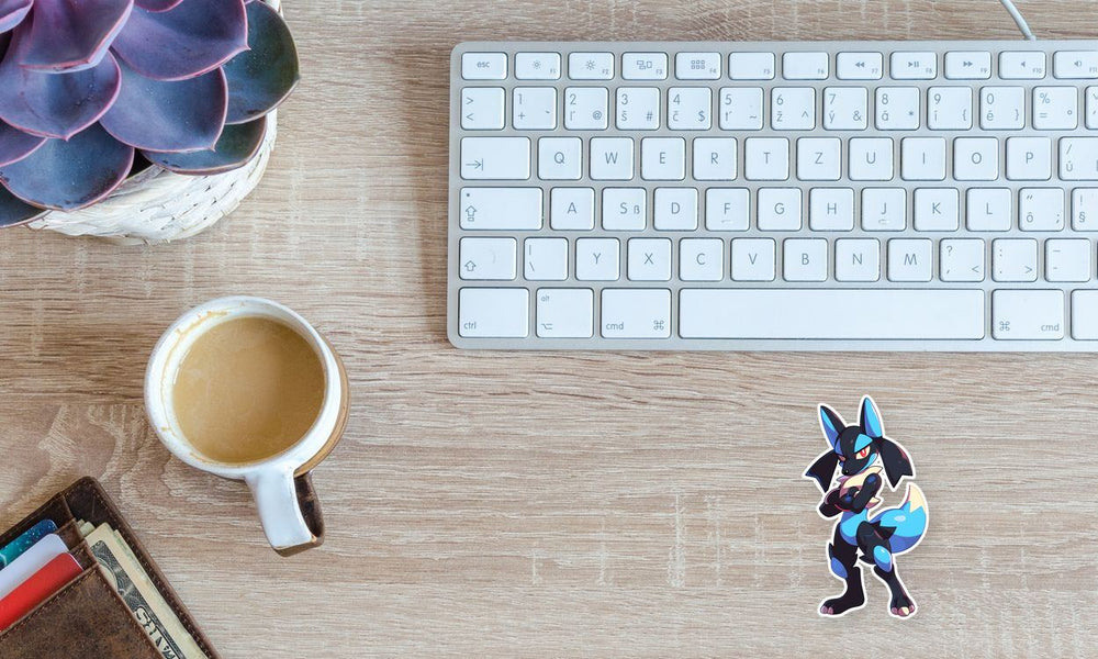 Pokemon Lucario Aesthetic Sticker