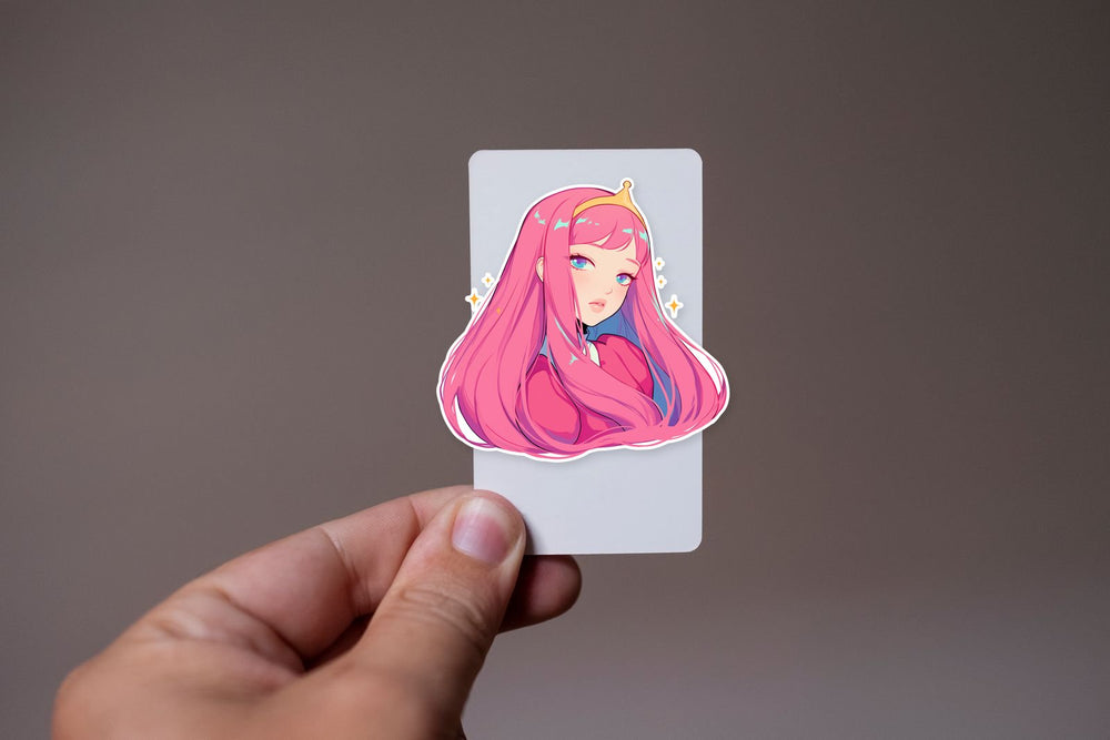 Princess Bubblegum Cute Anime Style Sticker