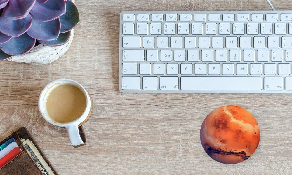 Aesthetic Mars Round Sticker